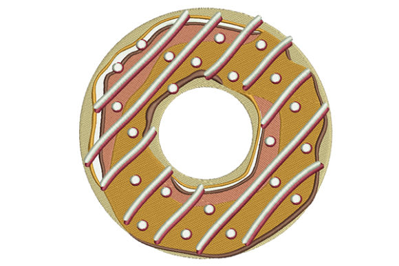 Donut Embroidery Design Review for Small Business Merch