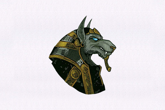 Reviewing the God Anubis Dog Embroidery Design