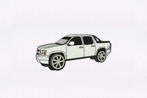Reviewing the Pickup Truck Embroidery Design