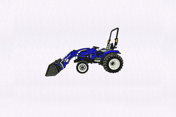 Ride on Bulldozer: A Holiday Embroidery Review